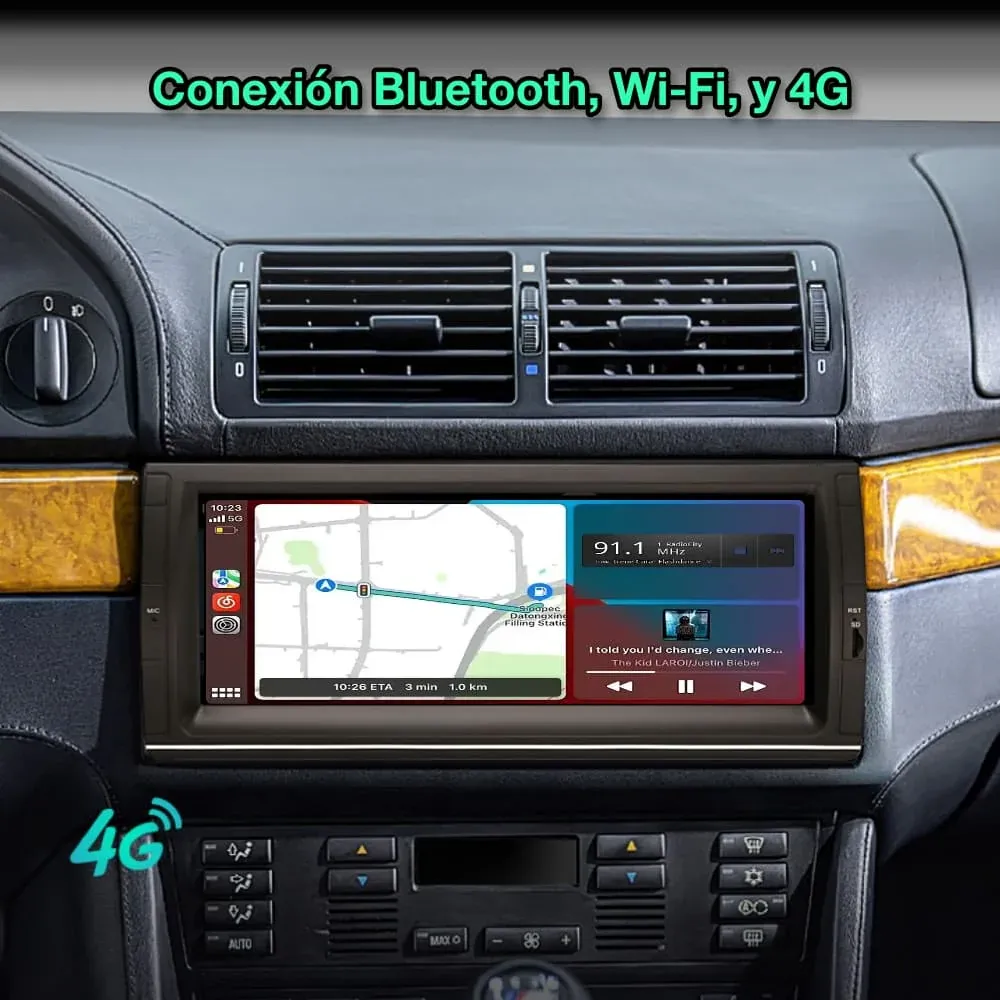 BMW Serie 5 E39, X5 E53 1995-2006, 10,25” Pulgadas - Imagen 2