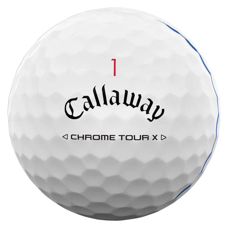 Callaway Chrome Tour X Pelotas de golf de triple pista, paquete de 12 - Imagen 3