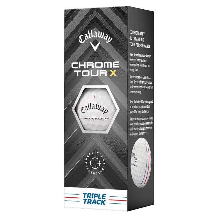 Callaway Chrome Tour X Pelotas de golf de triple pista, paquete de 12 - Imagen 4